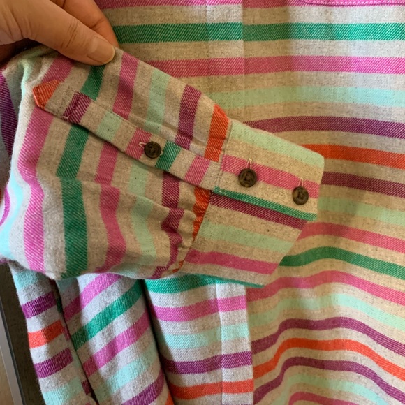 LANDS’END Flannel tunic NWOT - Picture 4 of 4